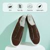 imageWomens Slip on Shoes Non Slip Fashion Canvas Sneakers Low Top Casual ShoesBrown
