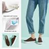 imageWomens Slip on Shoes Non Slip Fashion Canvas Sneakers Low Top Casual ShoesBrown