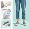 imageWomens Slip on Shoes Non Slip Fashion Canvas Sneakers Low Top Casual ShoesGrey