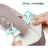 imageWomens Slip on Shoes Non Slip Fashion Canvas Sneakers Low Top Casual ShoesGrey