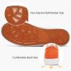 imageWomens Slip on Shoes Non Slip Fashion Canvas Sneakers Low Top Casual ShoesOrange