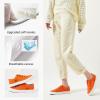 imageWomens Slip on Shoes Non Slip Fashion Canvas Sneakers Low Top Casual ShoesOrange