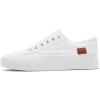 imageWomens Slip on Shoes Non Slip Fashion Canvas Sneakers Low Top Casual ShoesWhite Mono