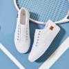 imageWomens Slip on Shoes Non Slip Fashion Canvas Sneakers Low Top Casual ShoesWhite Mono