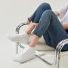 imageXRH Women Black Canvas High Tops Sneaker for WalkingWhite Non Slip Hi Top Lace up ShoesCasual Fashion Mid Top SneakerComfortableBreathableTrendyWhite
