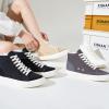 imageXRH Womens High Top Sneakers Canvas Shoes Black Hi TopsNon Slip Casual Walking ShoesWhite High Tops Sneakers for WomenComfortableableFashionLaceupBrown