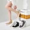 imageXRH Womens High Top Sneakers Canvas Shoes Black Hi TopsNon Slip Casual Walking ShoesWhite High Tops Sneakers for WomenComfortableableFashionLaceupBrown
