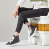 imageXRH Womens High Top Sneakers Canvas Shoes Black Hi TopsNon Slip Casual Walking ShoesWhite High Tops Sneakers for WomenComfortableableFashionLaceupDark Grey