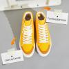 imageXRH Womens High Top Sneakers Canvas Shoes Black Hi TopsNon Slip Casual Walking ShoesWhite High Tops Sneakers for WomenComfortableableFashionLaceupYellow