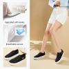 imageWomens Sneakers Canvas Shoes for Women Lace up Fashion Canvas Sneakers Classic Low Top Casual ShoesBlack