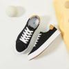 imageXRH Tennis Shoes Womens Low Top Casual Shoes for Women Lace Up Canvas Sneakers Comfortable Shoes for Women Walking ShoesBlack