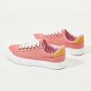 imageXRH Tennis Shoes Womens Low Top Casual Shoes for Women Lace Up Canvas Sneakers Comfortable Shoes for Women Walking ShoesPink