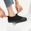 imageXRH Womens White Slip On SneakersNon Slip Women Fashion Work ShoesLow top Casual ShoesBlack