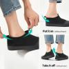 imageXRH Womens White Slip On SneakersNon Slip Women Fashion Work ShoesLow top Casual ShoesBlack