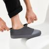 imageXRH Womens White Slip On SneakersNon Slip Women Fashion Work ShoesLow top Casual ShoesDark Grey