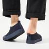 imageXRH Womens White Slip On SneakersNon Slip Women Fashion Work ShoesLow top Casual ShoesNavy