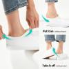 imageXRH Womens White Slip On SneakersNon Slip Women Fashion Work ShoesLow top Casual ShoesWhite