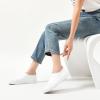 imageXRH Womens White Slip On SneakersNon Slip Women Fashion Work ShoesLow top Casual ShoesWhite