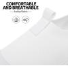 imageXRH Womens White Slip On SneakersNon Slip Women Fashion Work ShoesLow top Casual ShoesWhite