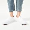 imageXRH Womens White Slip On SneakersNon Slip Women Fashion Work ShoesLow top Casual ShoesWhite