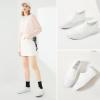 imageXRH Womens White Slip On SneakersNon Slip Women Fashion Work ShoesLow top Casual ShoesWhite