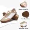 image:imageXRH Womens Tennis Shoes Lightweight Casual Shoes Mesh Breathable Walking Shoe for Women Low Top SneakersBeige White