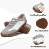 image:imageXRH Womens Tennis Shoes Lightweight Casual Shoes Mesh Breathable Walking Shoe for Women Low Top SneakersGrey White